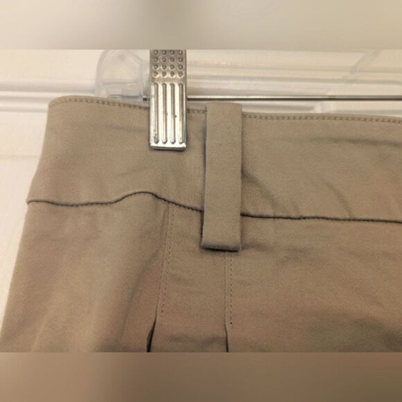 Aritzia Sunday Best Rider Short Mini Skirt wicker tan Academia Pleats Size 10 - Picture 7 of 10